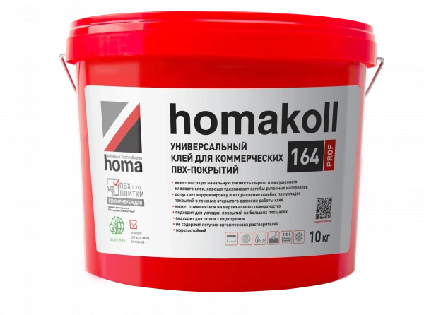 Фото - универсальный клей homakoll 164 prof 1,3кг